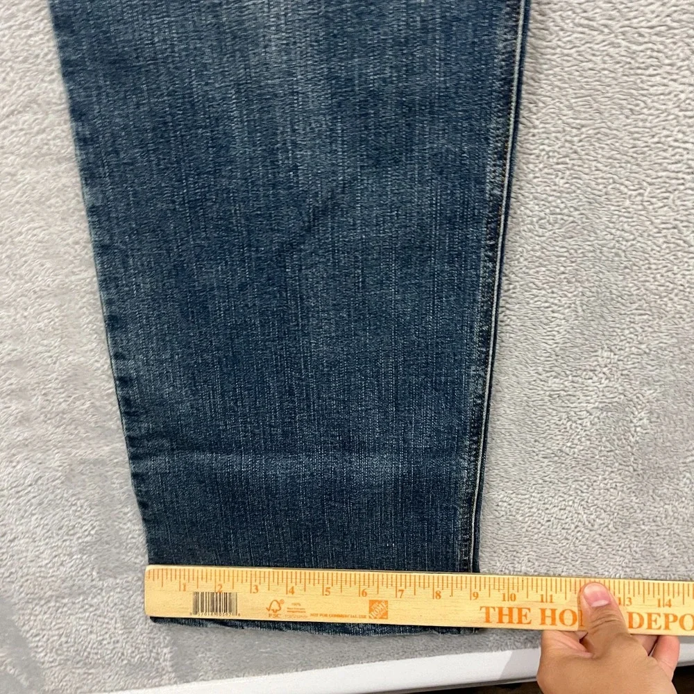 Prana Axiom Straight Leg Jeans Men 34x32 Denim Antique Stone Blue Cotton Y2K